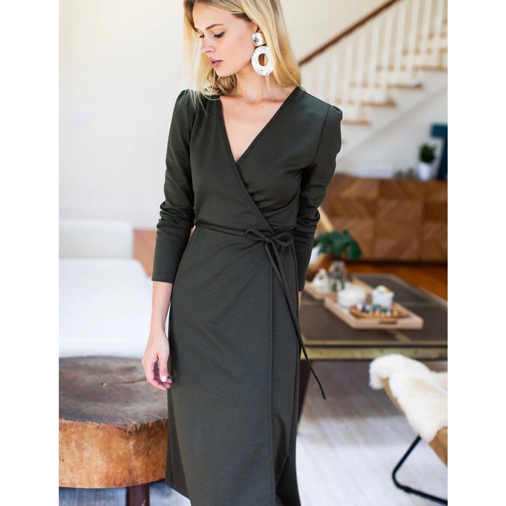 MOVING SALE Emerson Fry Ballet Dress in Olive, XS